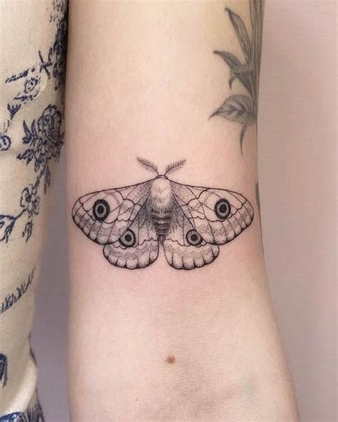 54 Fascinating Moth Tattoos With Meaning